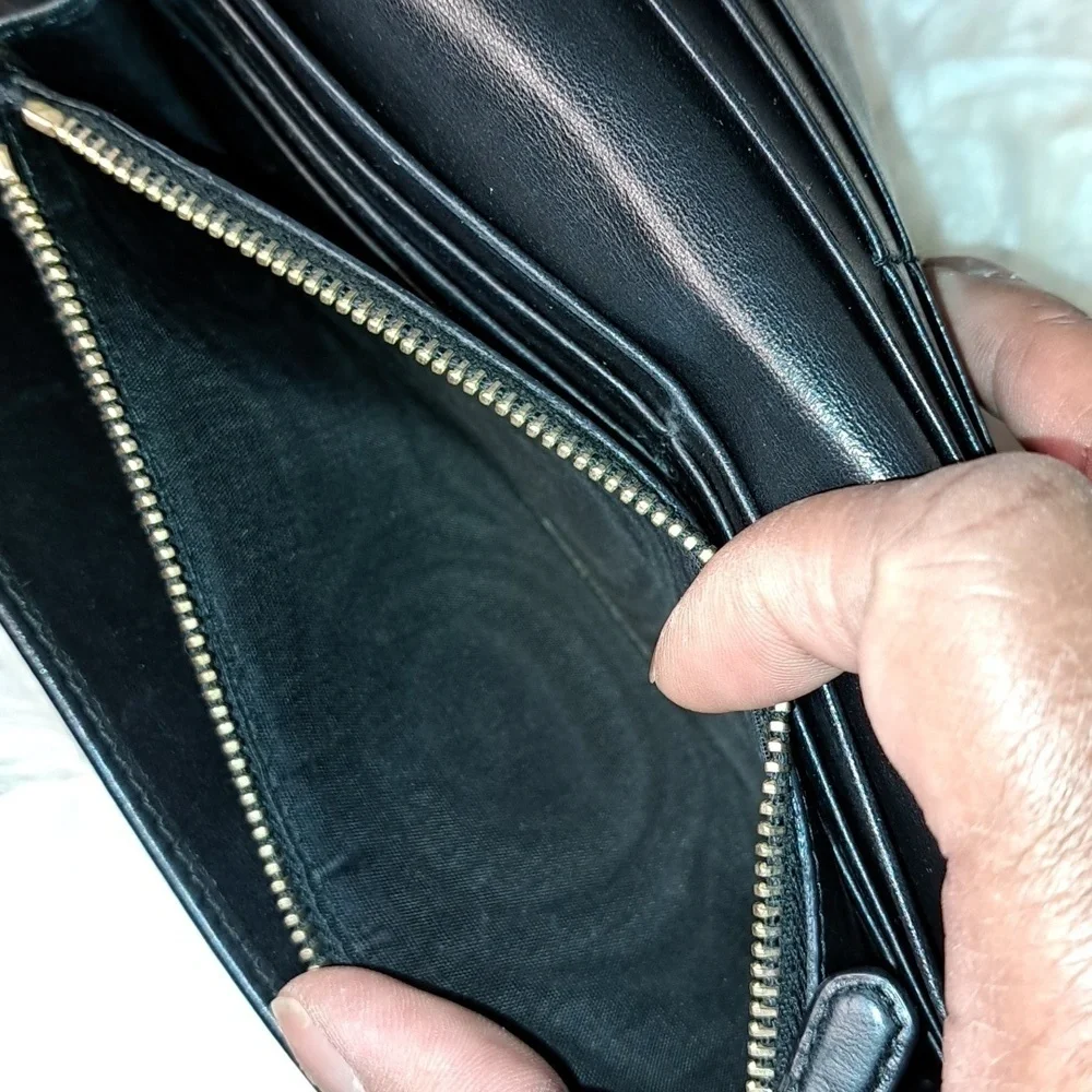 Prada Long Flap Quilted Wallet - EUC